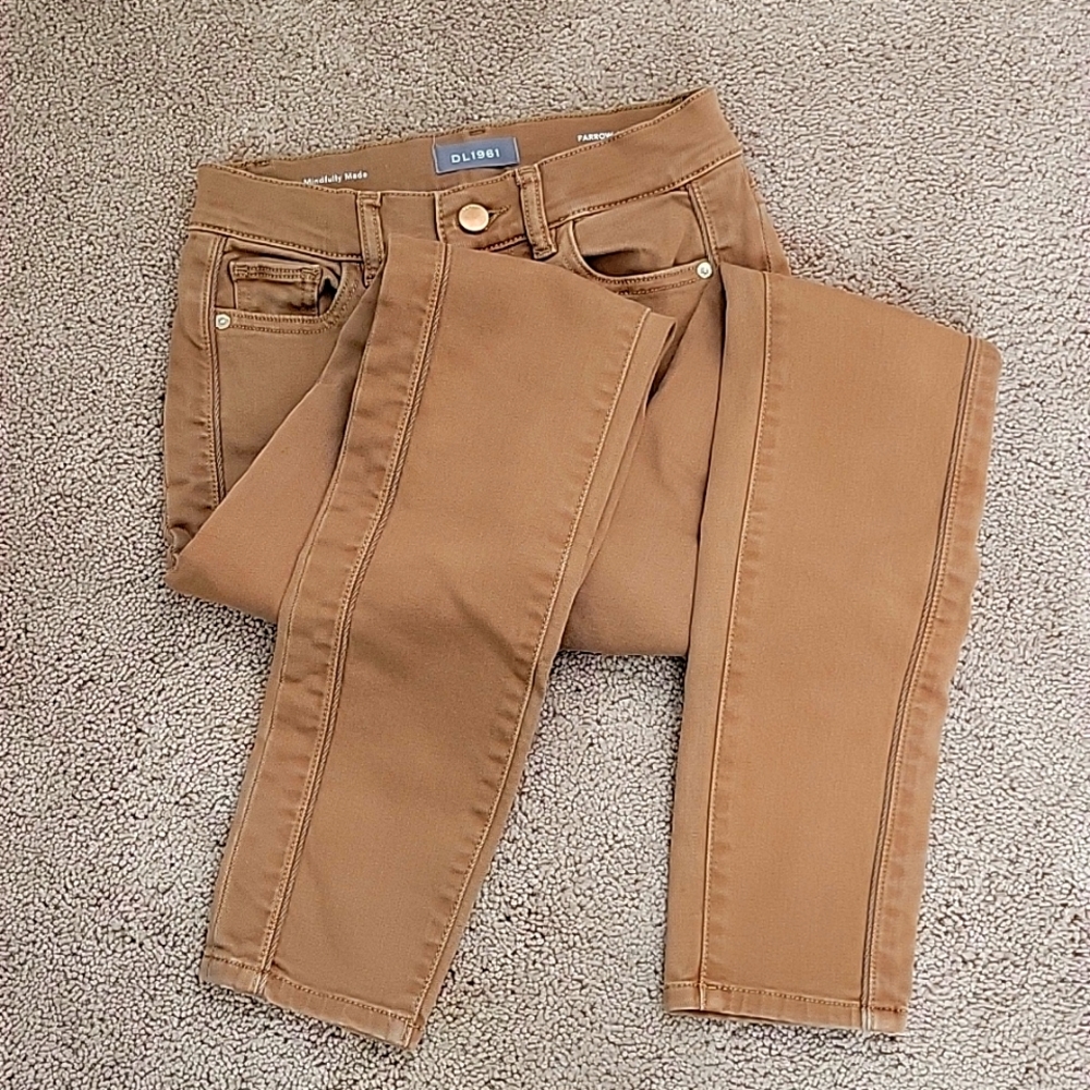 DL1961 Beige Skinny Jeans